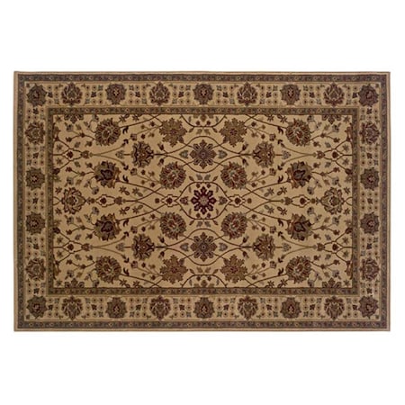 Area Rugs, Tybee 733I6 3X5 Rectangle - Beige/ Green-Polypropylene